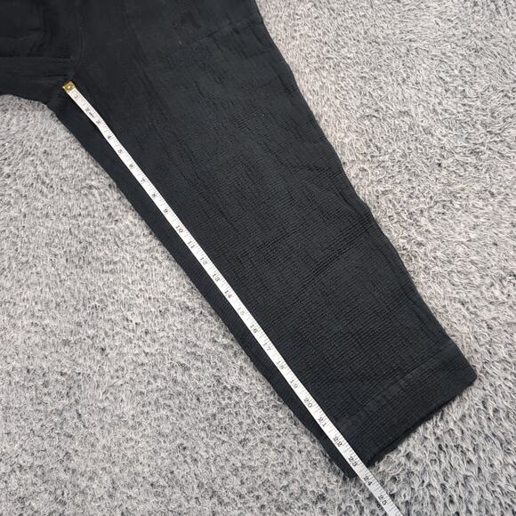 Madewell Pants Women Small Black Classiccore Preppy Minimalist Crop Leg Pull On - Picture 8 of 10